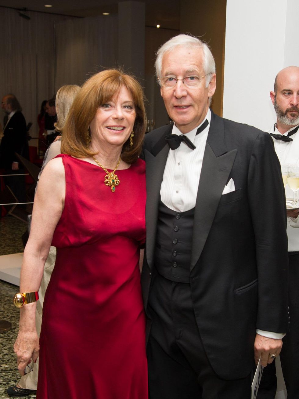 Canela and Andres von Buch at the MFAH Latin American Experience November 2013