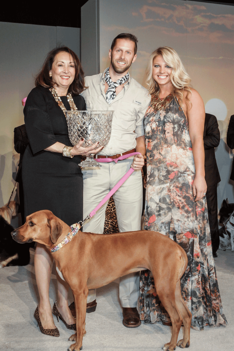 CAP Gala Penny Loyd, Celebrity Pet winners Austin Cornelius and Marian Cornelius