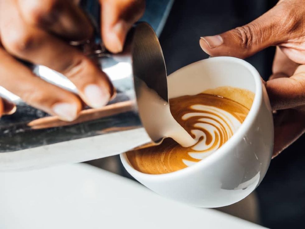 Cappuccino Susu Kopi Boba Politan Row