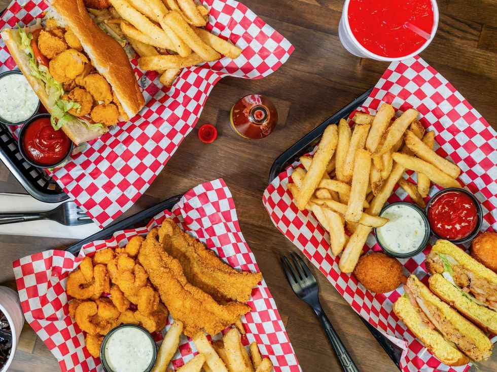 Captain Mc's Seafood food spread