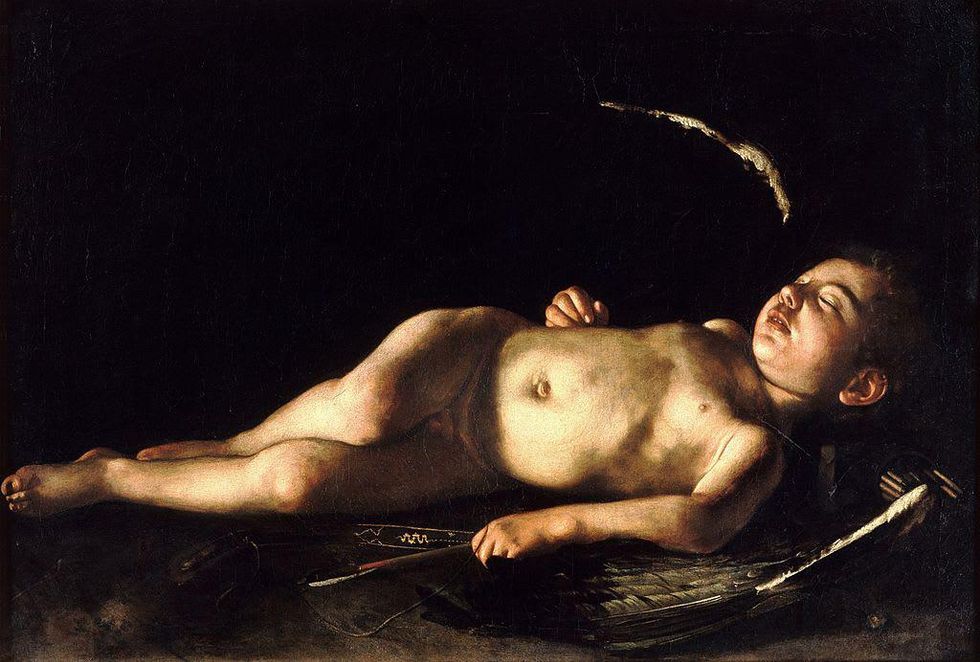 Caravaggio's Sleeping Cupid in Paris