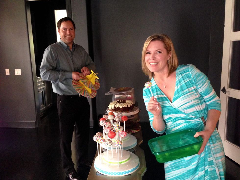 Carl Hahn and Casey Curry at the Bridal Brunch September 2014