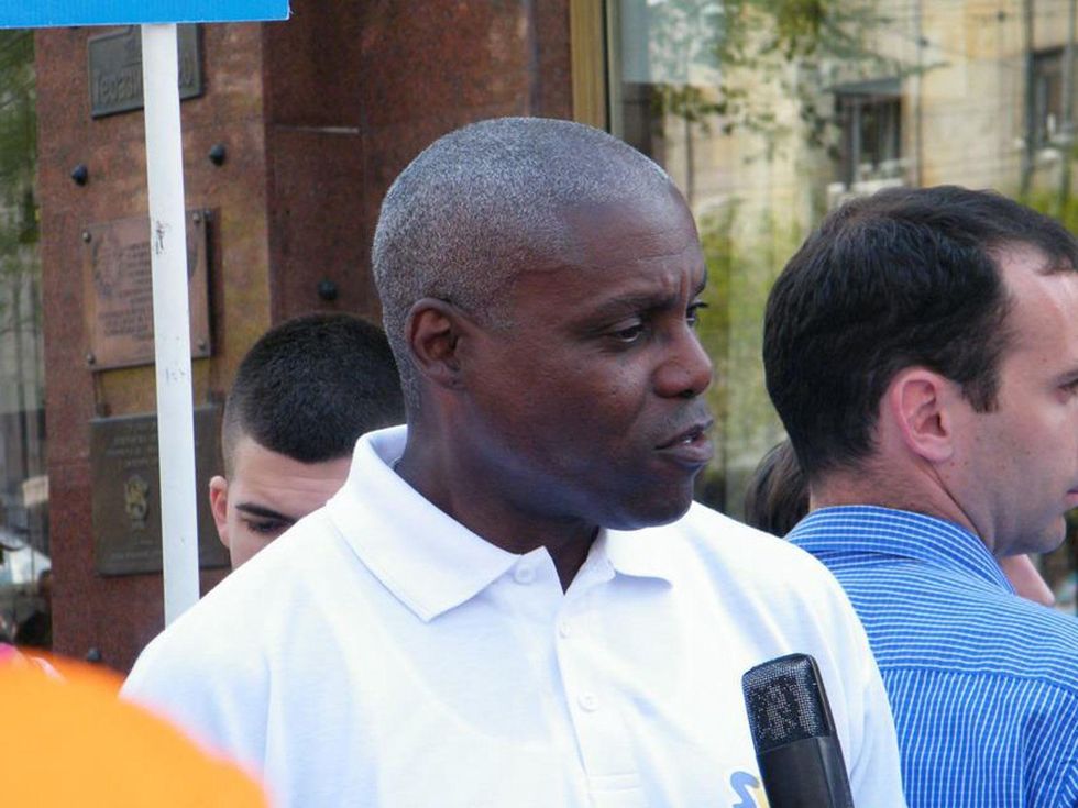 Carl Lewis in April 2013
