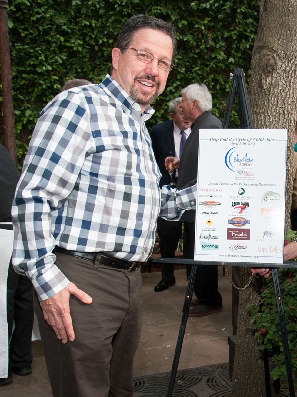 Carl Walker at the Blue Plate Special kick-off April 2014