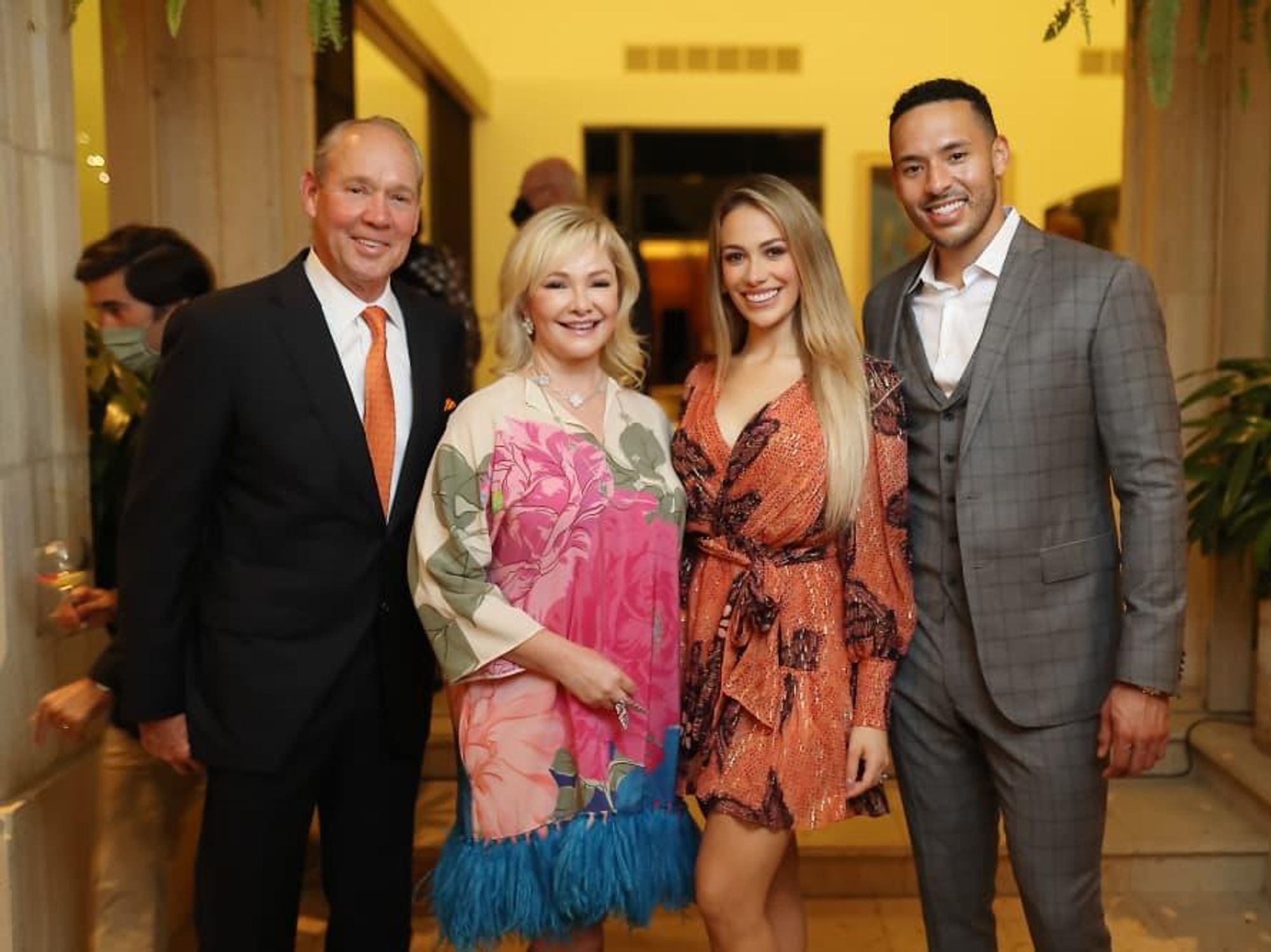 Carlos Correa Daniella Correa Jim Crane Whitney Crane