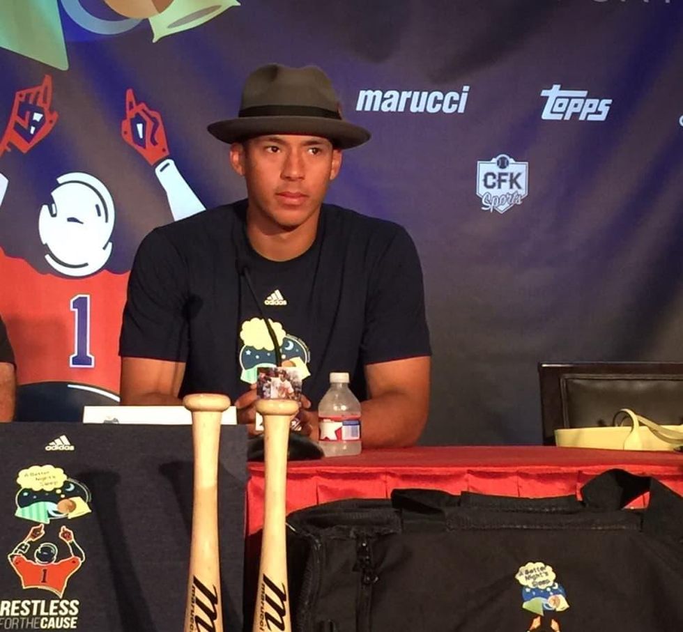 Carlos Correa, Houston Children's Charity lunch, March 2016