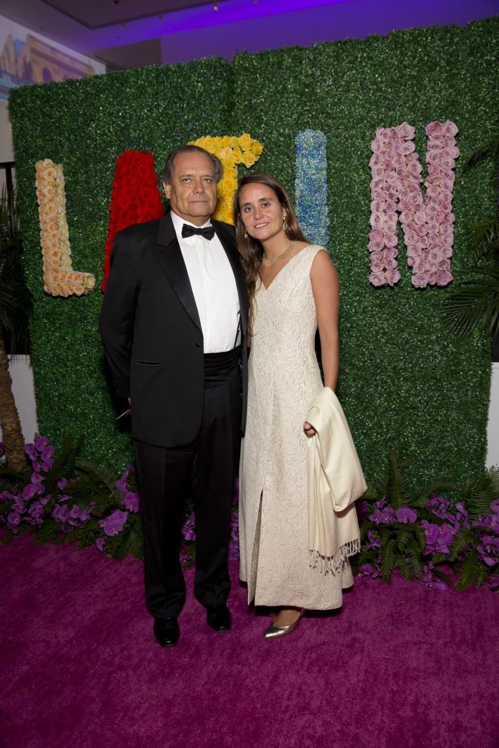 Carlos Cruz Puga, Antonia Cruz at Latin American Gala