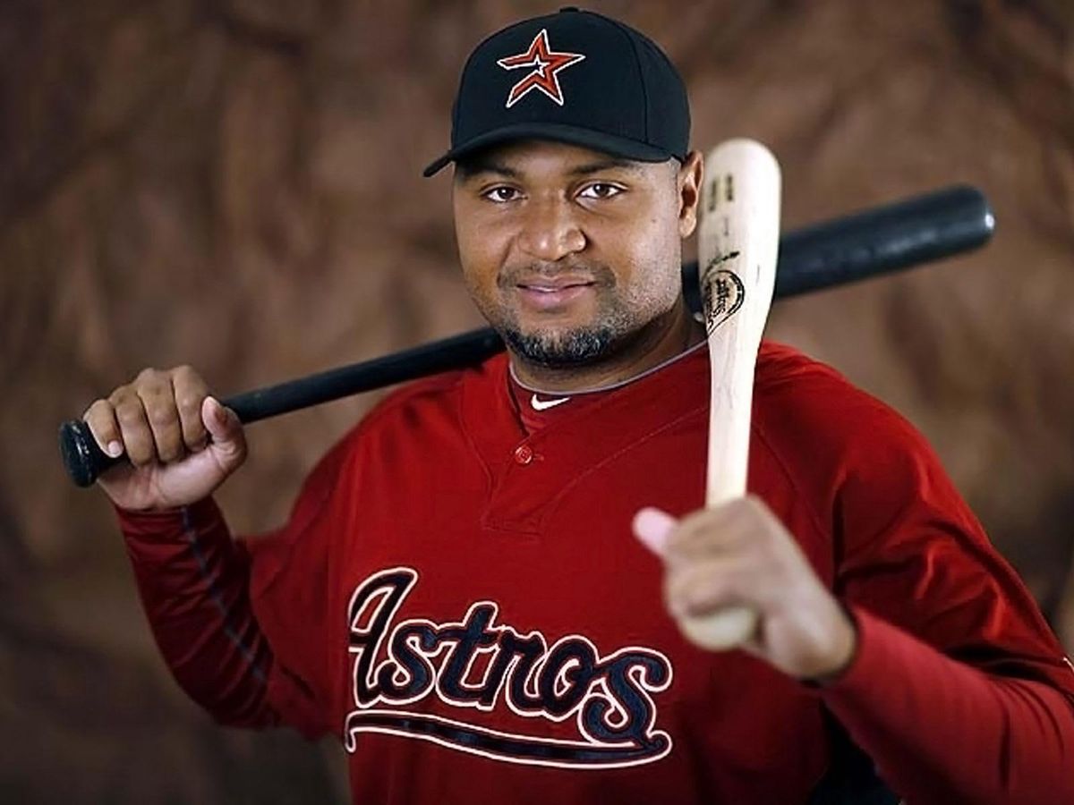 Carlos Lee when he was playing for the Houston Astros. - CultureMap Houston