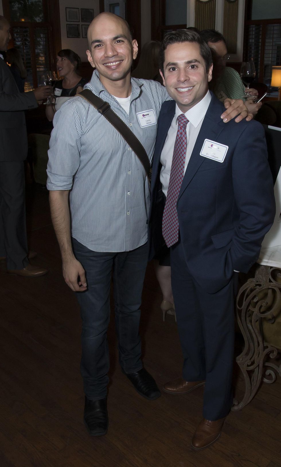 Carlos Meltzer, Marc Eichenbaum, Alley Theatre young professionals, Sept. 2014