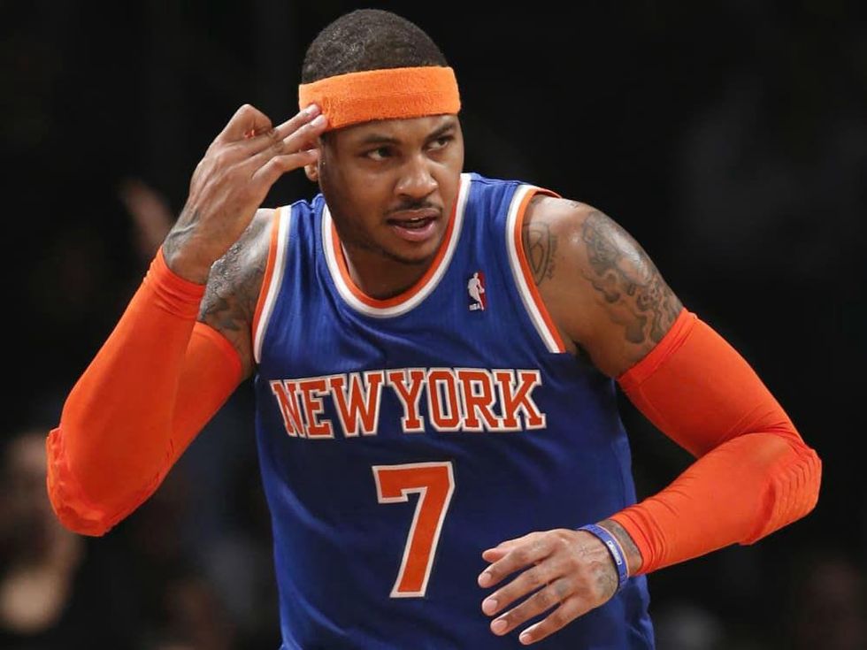 Carmelo Anthony think