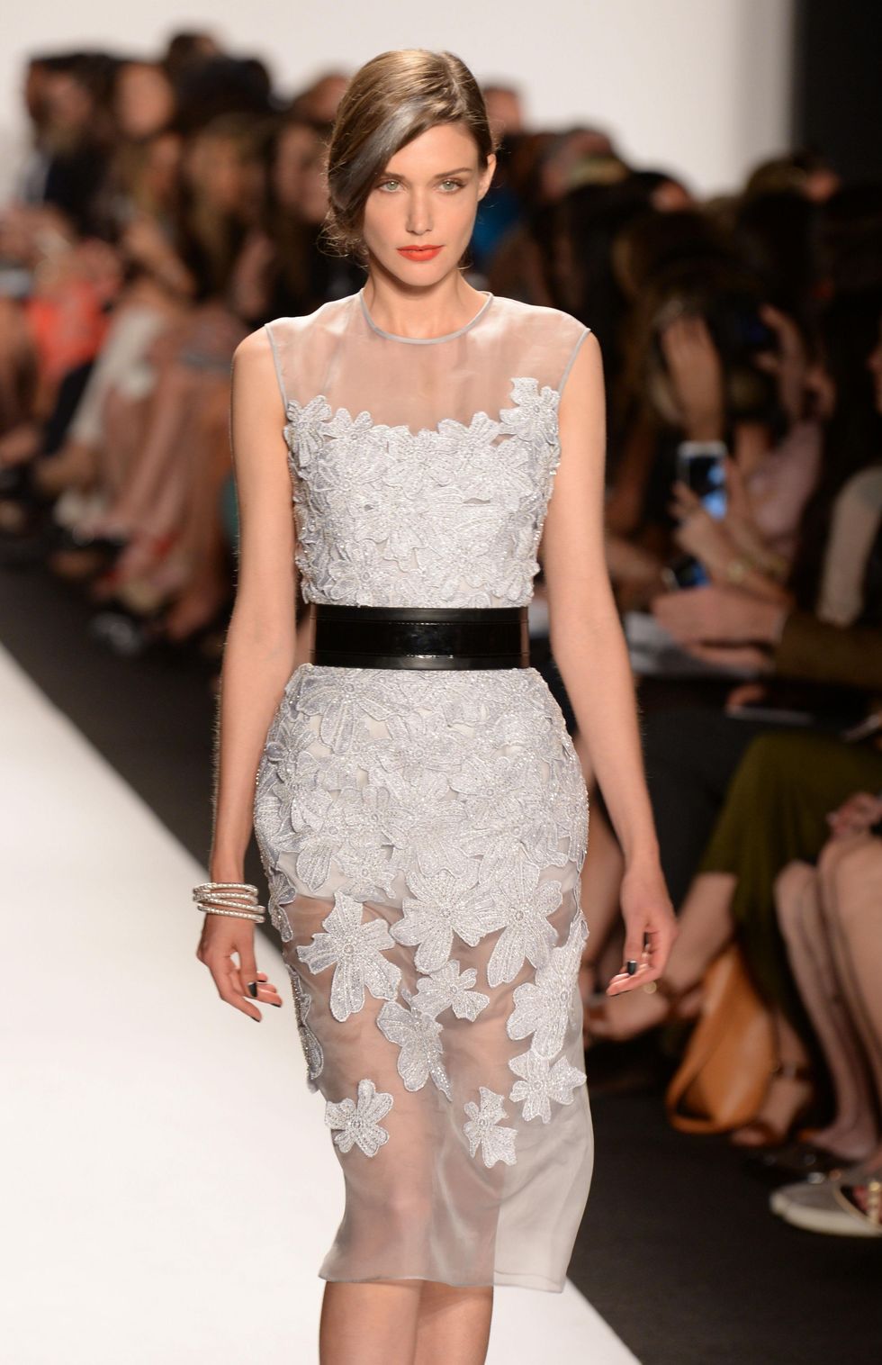 Carmen Marc Valvo spring 2015 collection cocktail dress