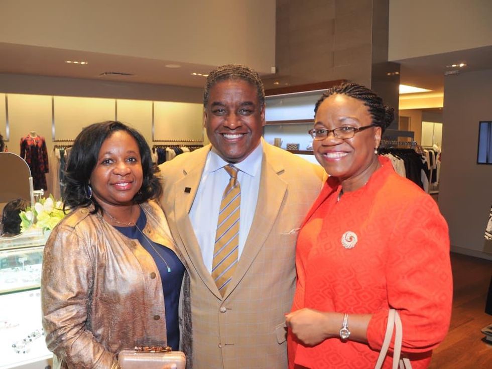 Carmen Williams, Shawn Taylor, Kimberly Beatty at Elizbeth Anthony Passion for Fashion party