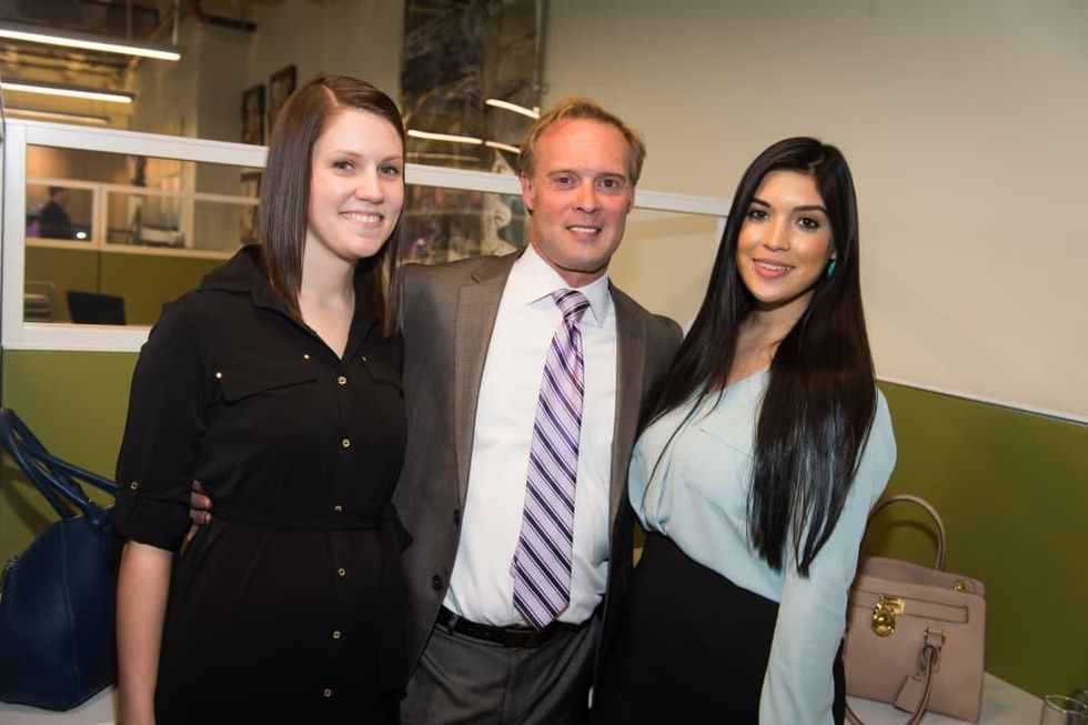 Carnan Properties Opening, April 2016, Erica Reifel, REggie Gray, Alexia Cisneros
