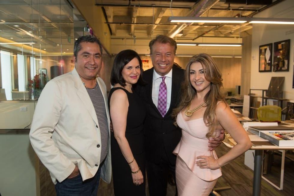 Carnan Properties Opening, April 2016 Jorge Olivares, Elizabeth Sacks, Carlos Castroparedes, Andrea Gomez