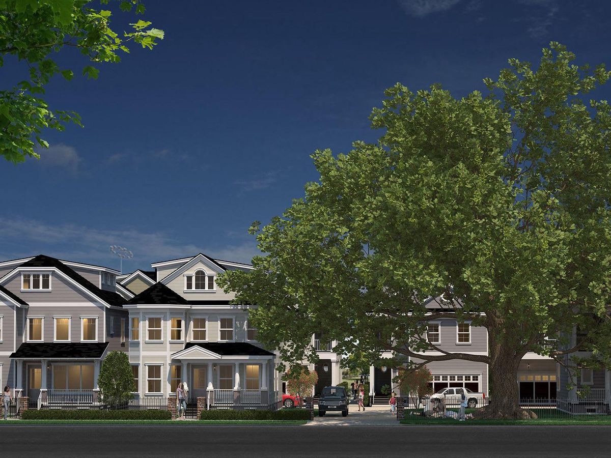 Rendering of Carnegie's Masterson Oaks at Westmoreland. The development