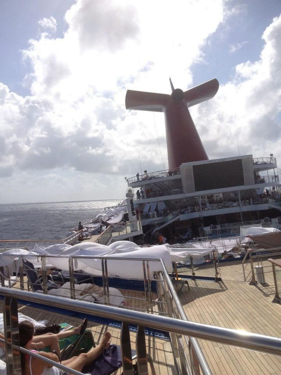 Carnival Triumph, ship tilting for three days