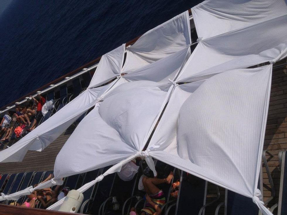 Carnival Triumph, this is where we slept for three nights