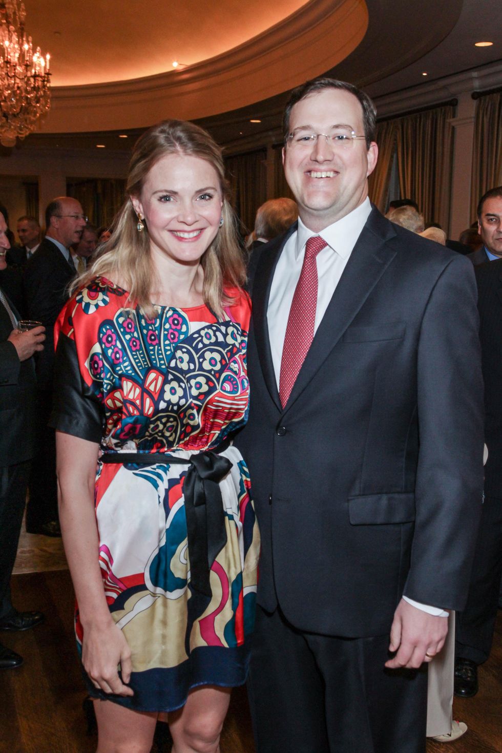 Carol and Clint Wood at the Center for Houston's Future dinner November 2014