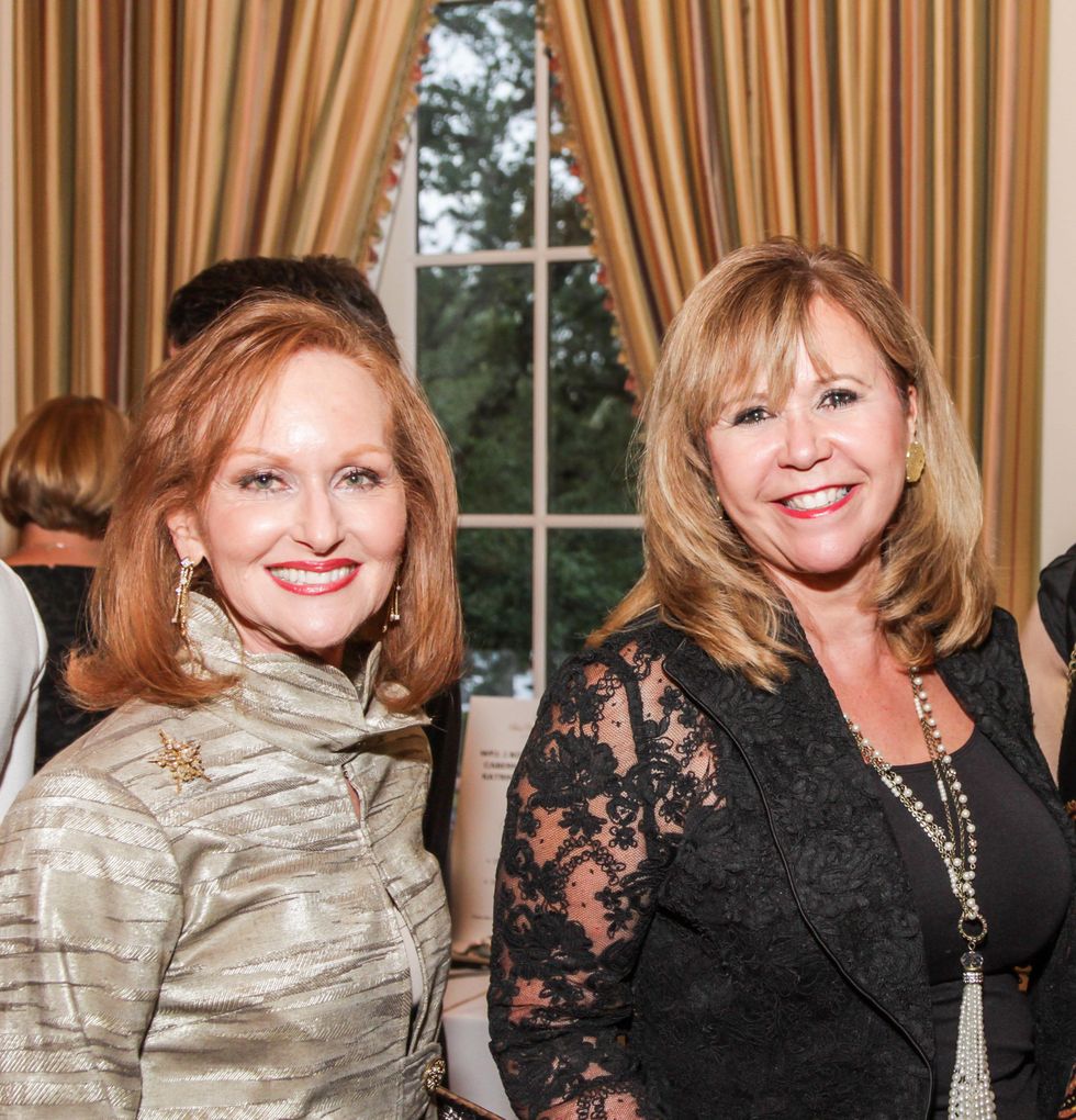 Carol Sawyer, left, and Cyndy Garza Roberts at Best Cellars September 2014