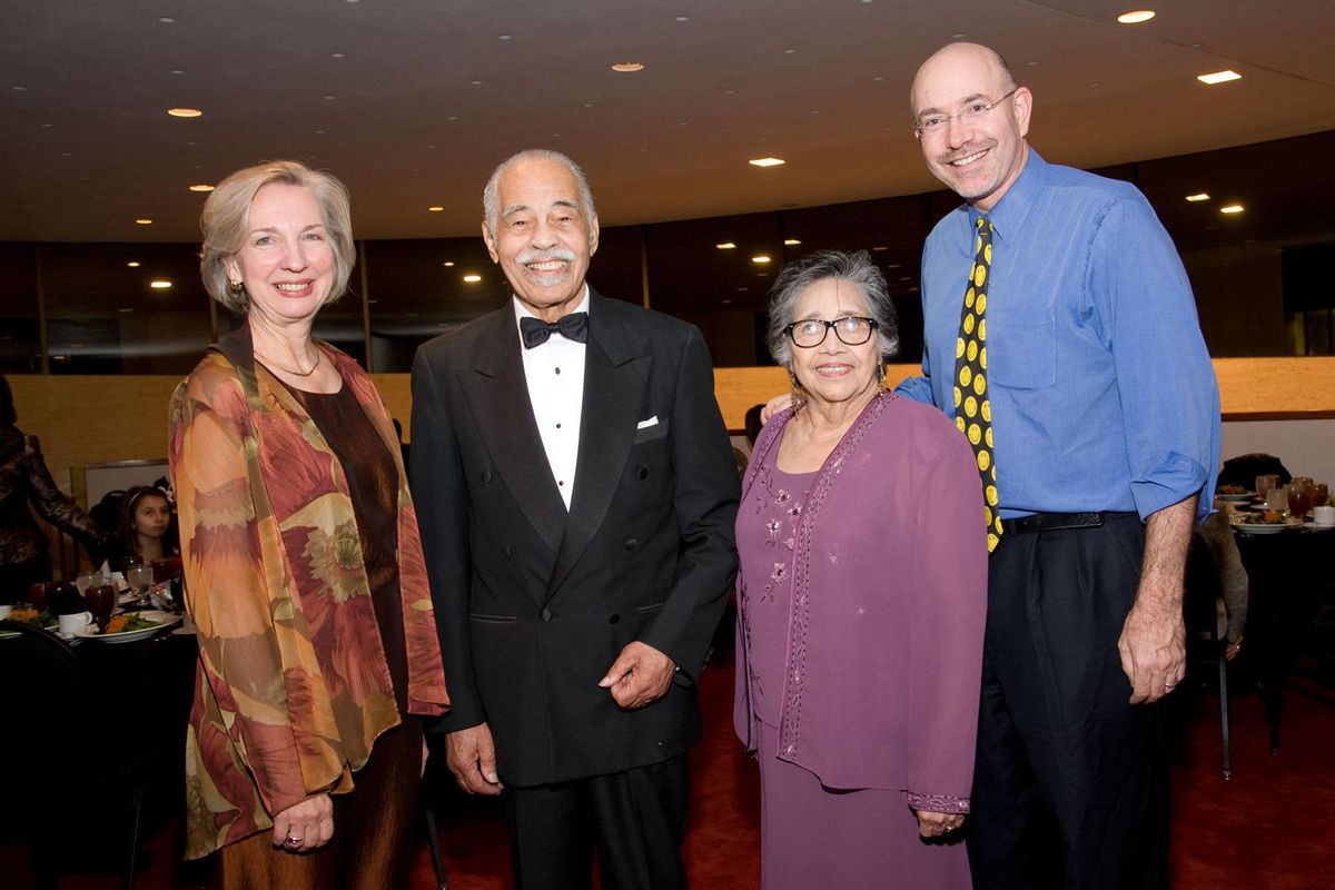 Carol Shattuck, from left, Dr. Thomas Freeman, Esther Campos and Mike ...