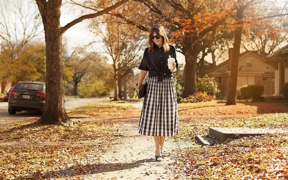 Caroline Knapp spring outfit