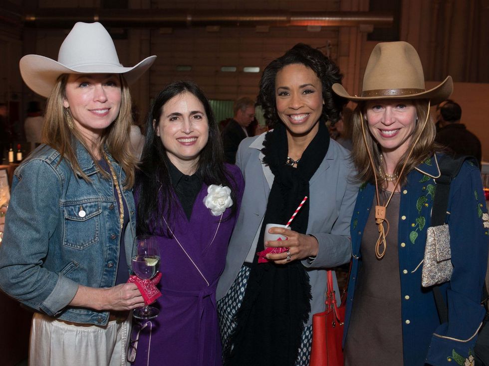 Caroline Levander, from left, Annette Eldridge, Gina Gaston and Julie Fette at the Hope Stone Gala March 2014