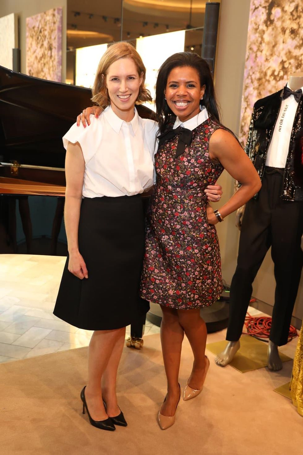 Carolyn Dorros, Claire Cormier Thielke at Houston Grand Opera party at The Webster
