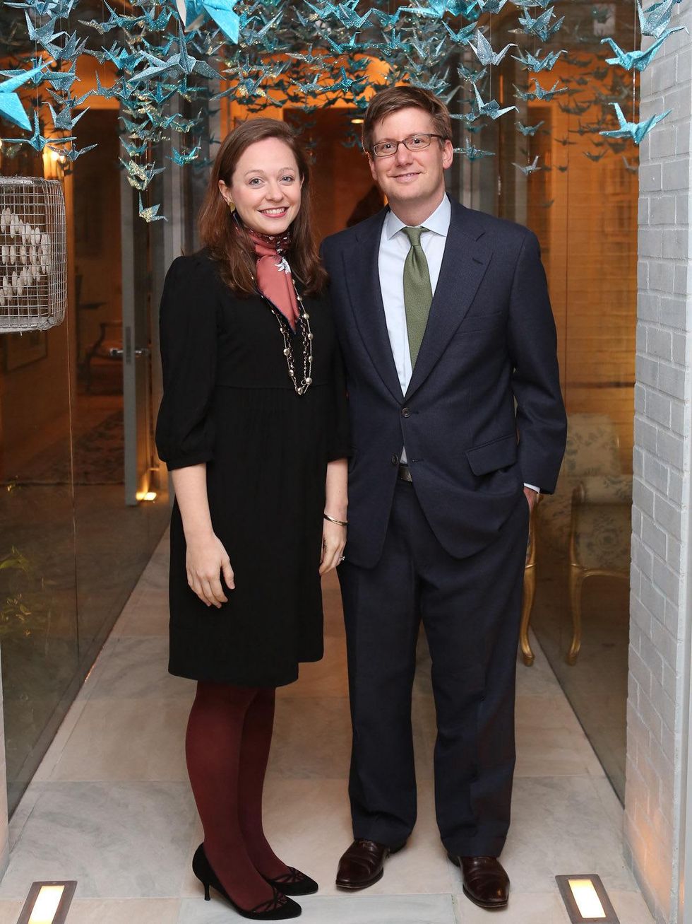 Carolyn Farb party, January 2013, Catherine Olasky, Peter Olasky