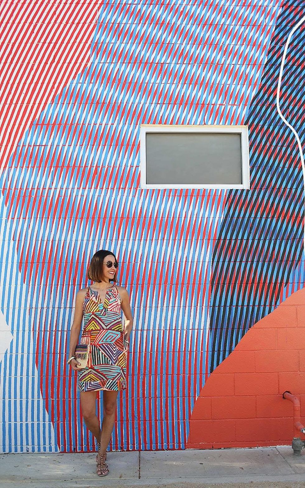 Carrie Colbert J Crew dress