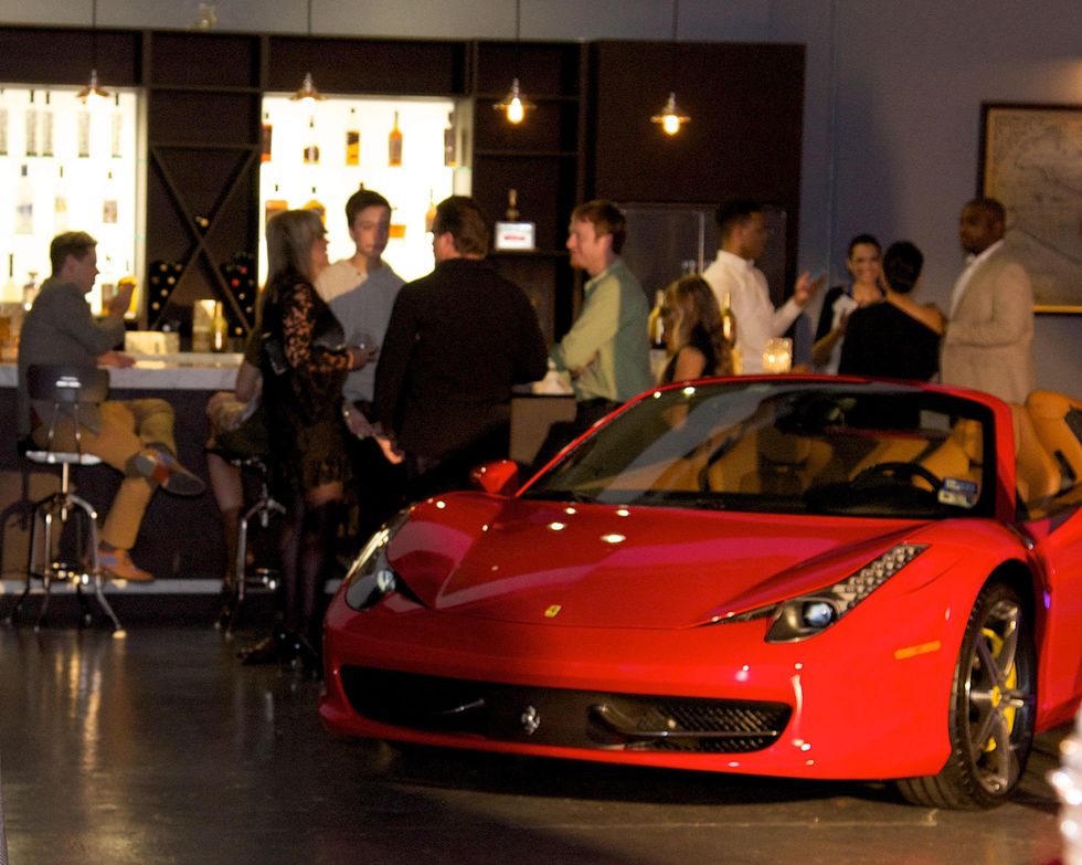 Cars at Fashion Woodlands preview party