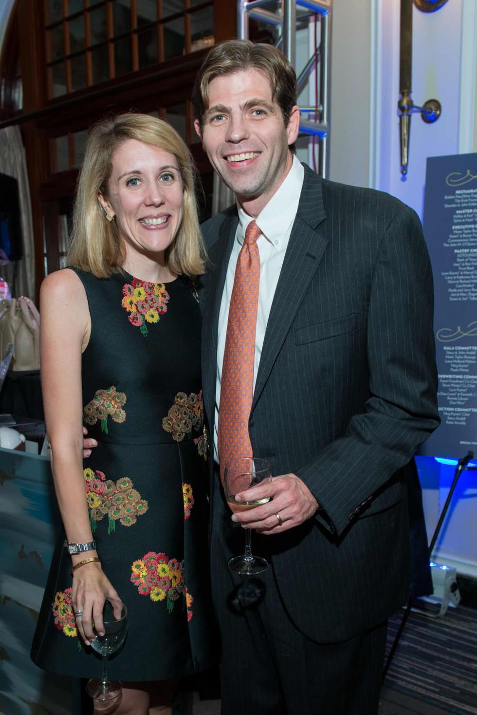 Carter and John Dugan at AVDA Gala