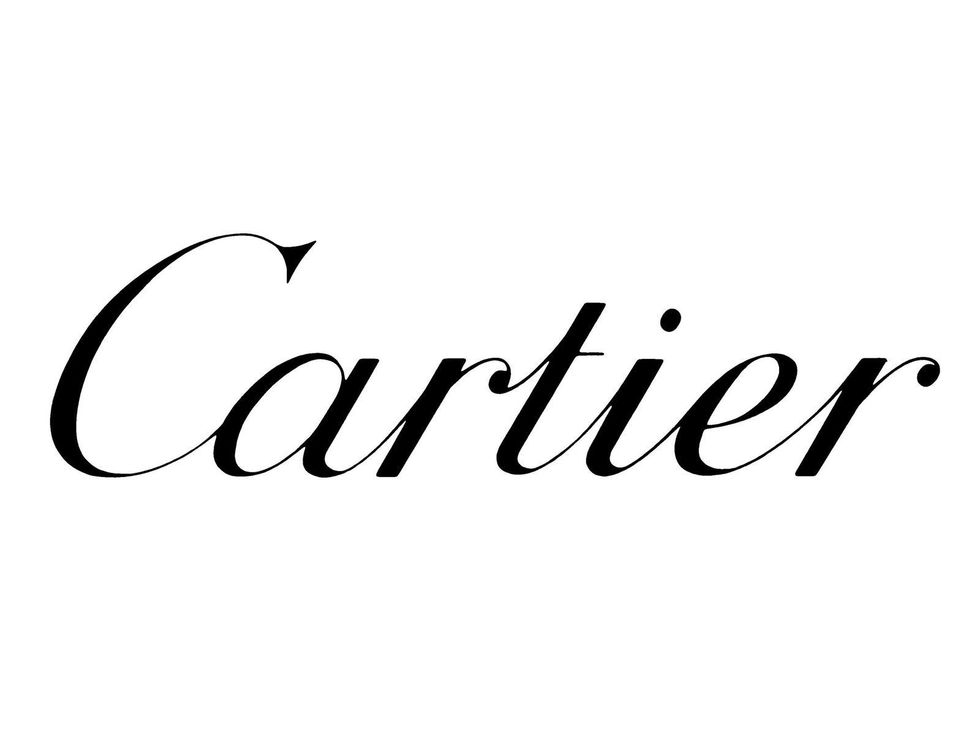 Cartier logo black-and-white