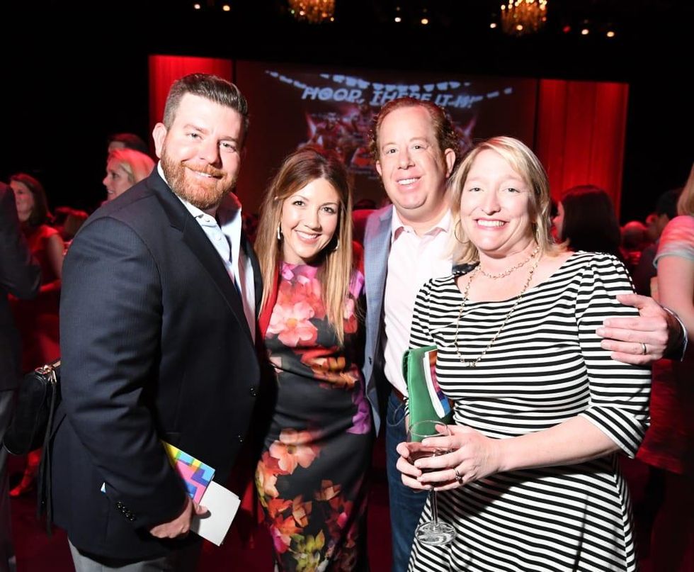 Casa de Esperanza dinner 4/16 Josh Bowlin, Paige Bowlin, Rob Anderson, Kristin Anderson