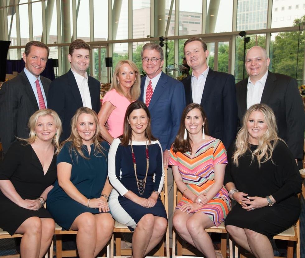 Casa de Esperanza dinner 4/16 Meg Earle, Chip Earle, Liz Anders, David Anders, Claire Ferguson Tudor, Kathy Ferguson, Kathy Ferguson, Brooke O'Neil, Billy O'Neil, Patrick Chastaing, Meredith Riddle Chastaing
