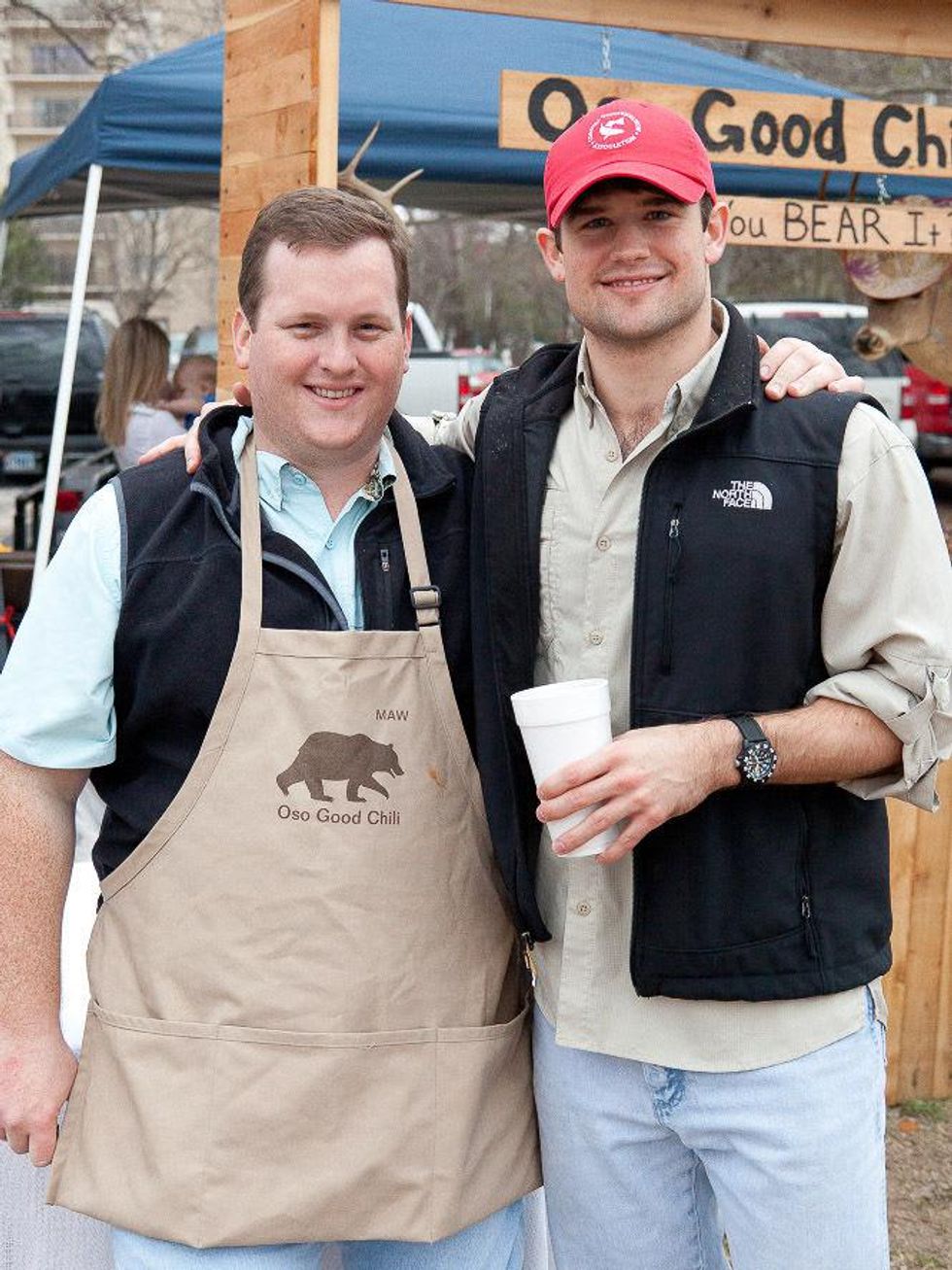 Casa de Esperanza Young Professionals chili cook-off, February 2013, Matthew Wallace, Logan Chesney