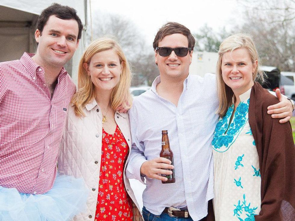 Casa de Esperanza Young Professionals chili cook-off, February 2013, Tim Neuhaus, Katherine Plumb, Brad Dinerstein, Cabell Walker