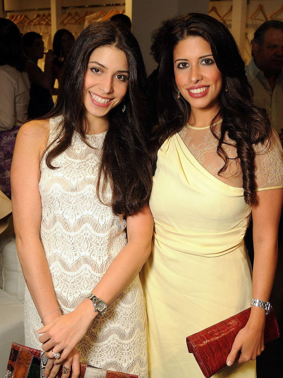 Casa de Novia grand opening, March 2013, Carolina Vilchez and Maria Vilchez