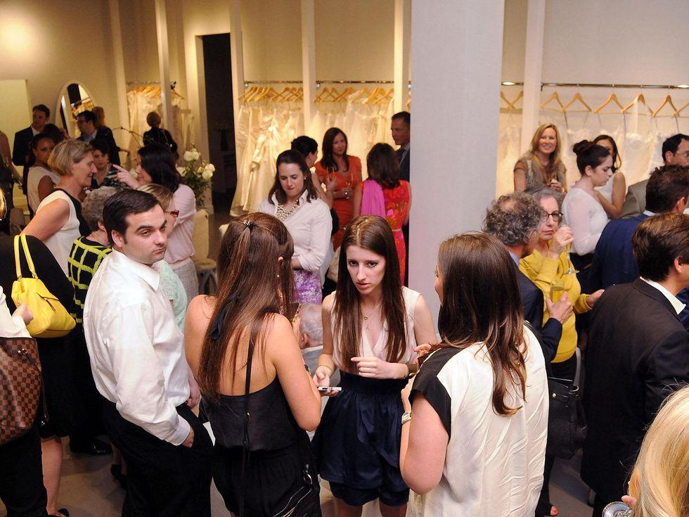 Casa de Novia grand opening, March 2013, crowd, venue