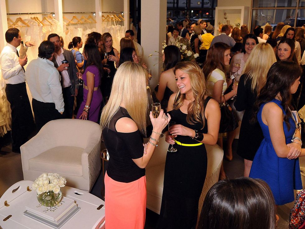 Casa de Novia grand opening, March 2013, crowd, venue