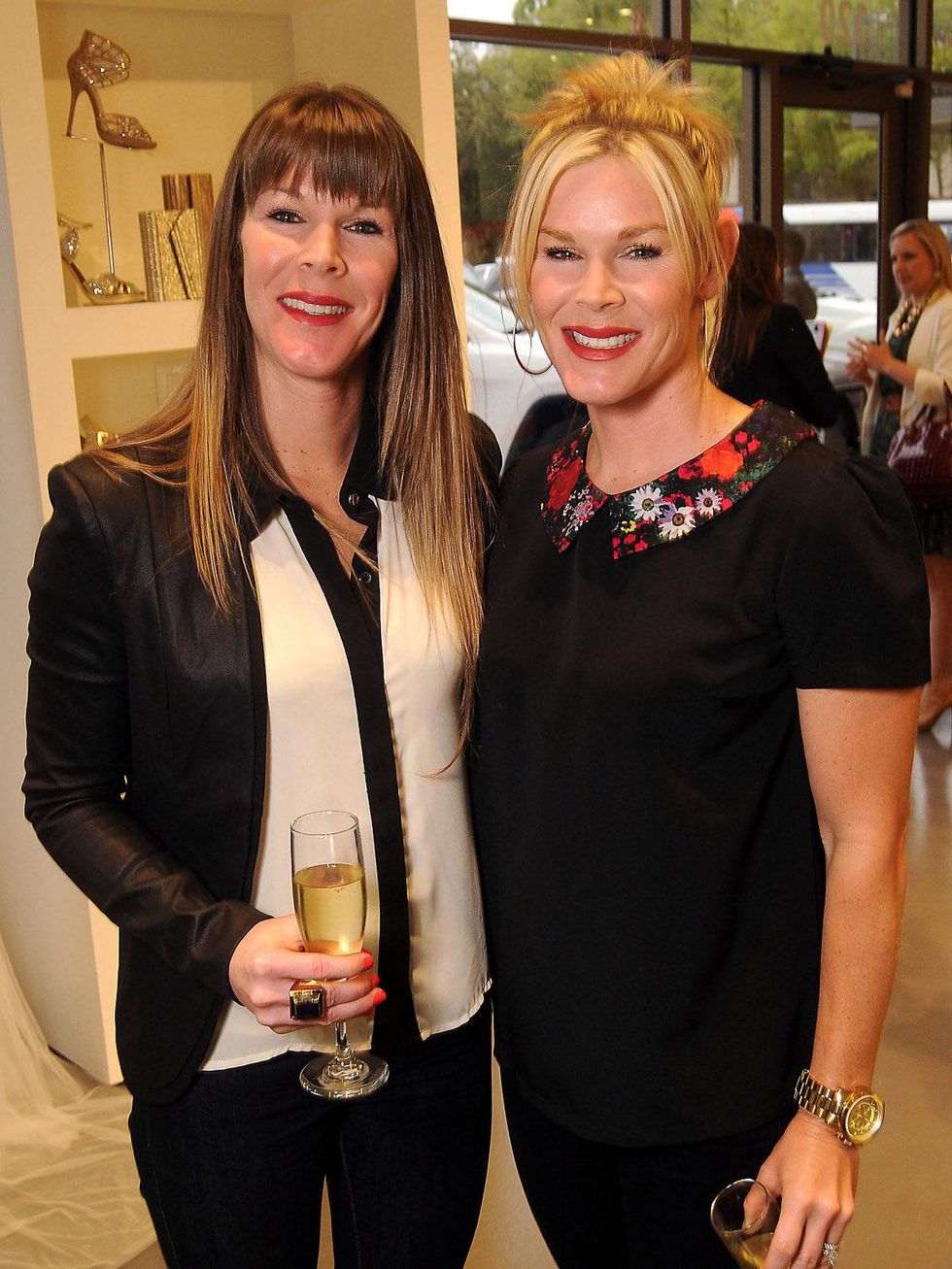 Casa de Novia grand opening, March 2013, Sonya Shernak and Tanya Bonnette