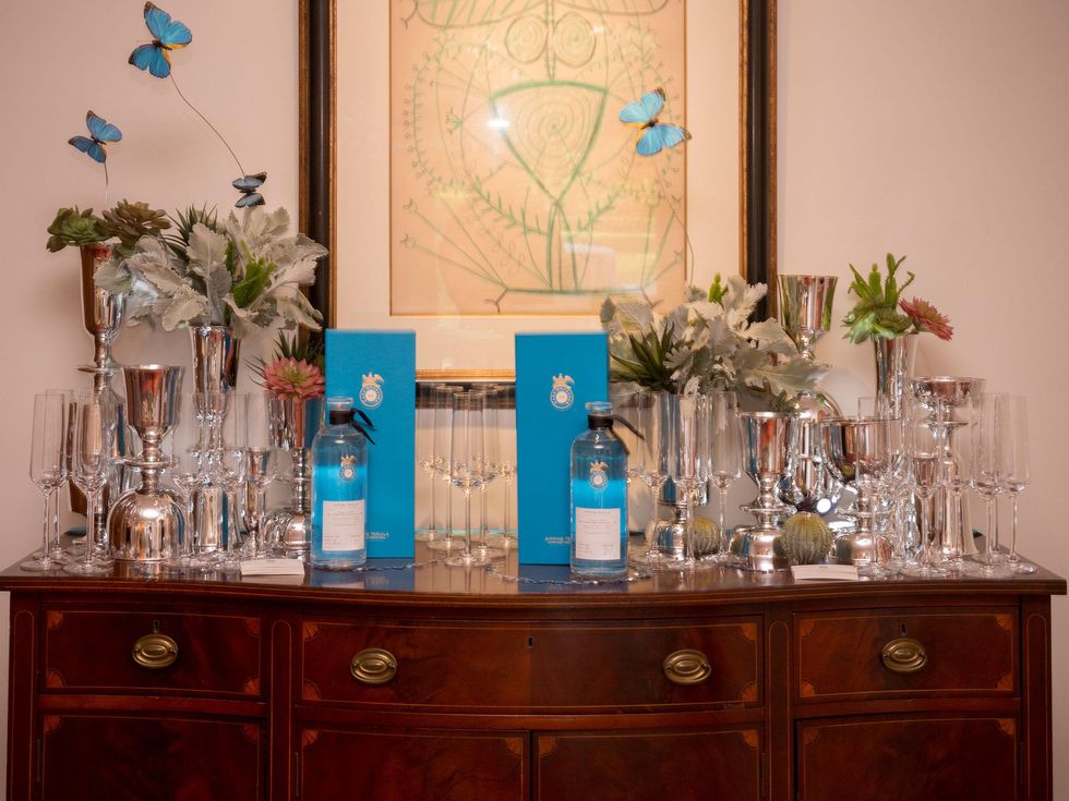 Casa Dragones Joven Sipping Tequila at Ballroom Marfa summer cocktail party July 2014