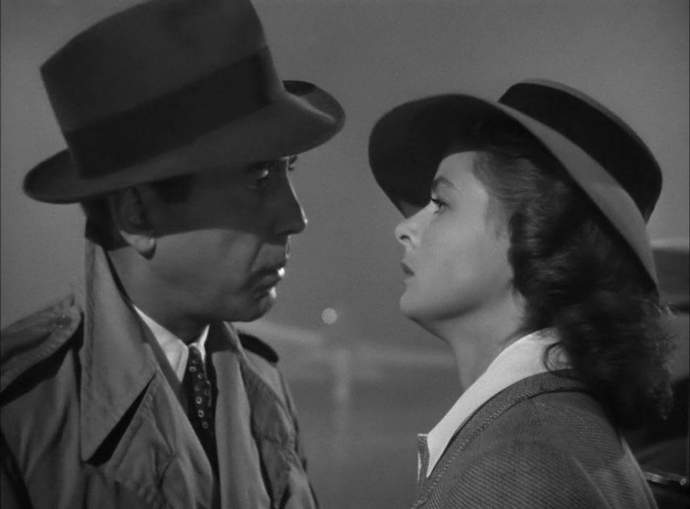 Casablanca with Humphrey Bogart and Ingrid Bergman