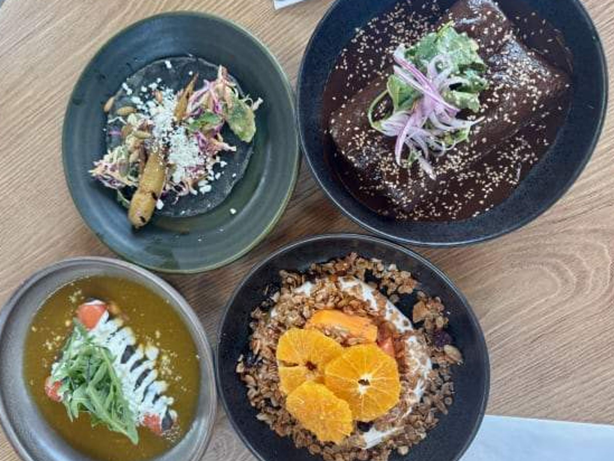 Casaema restaurant food spread