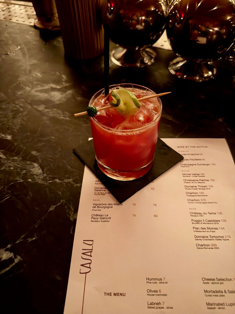 Casalu listening bar cocktail