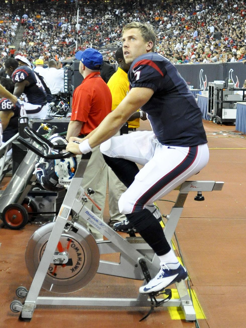 Case Keenum bike Texans