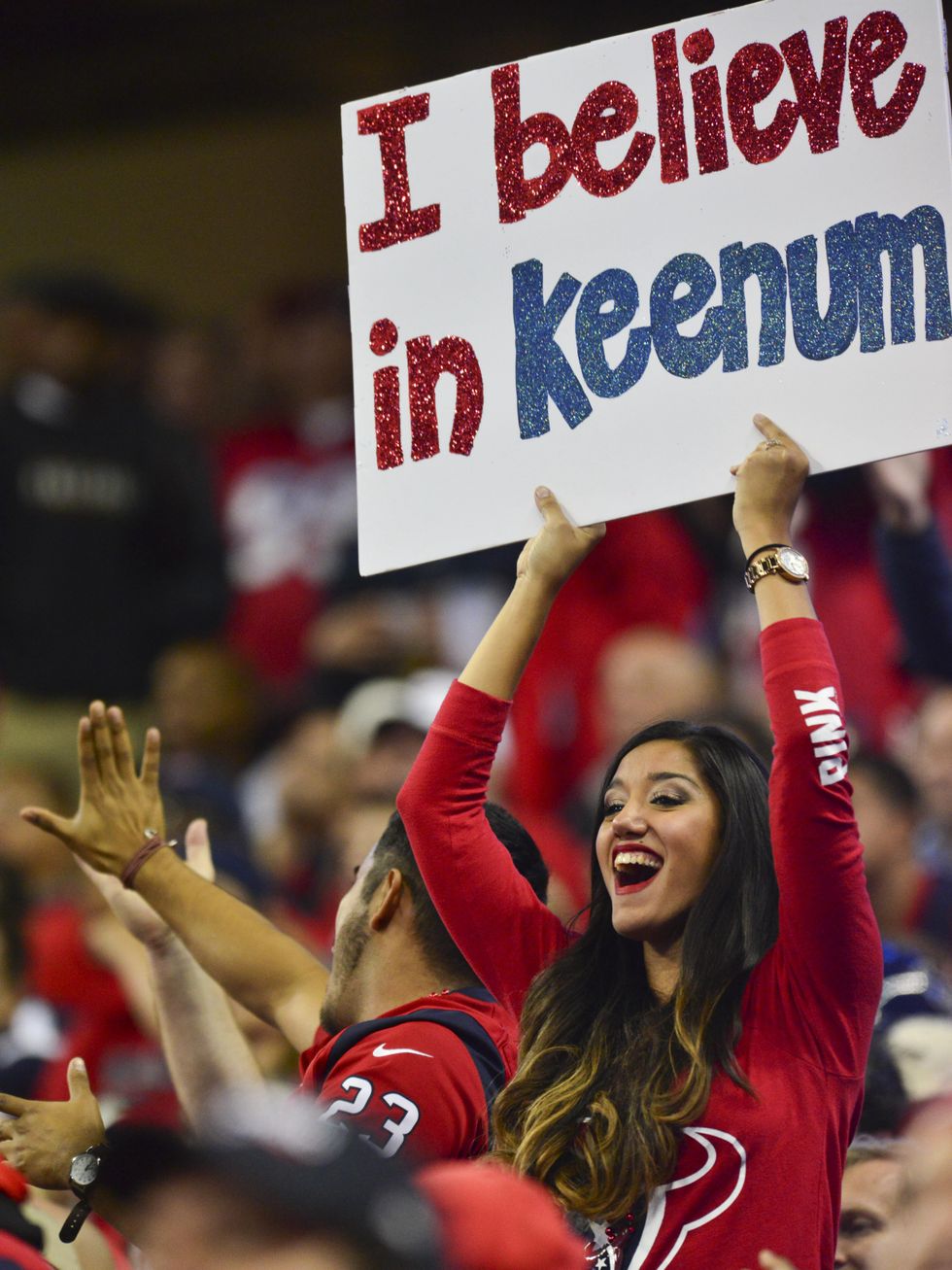 Case Keenum Colts Texans fan