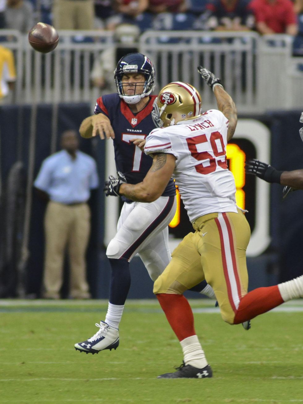 Case Keenum on run Texans 49ers