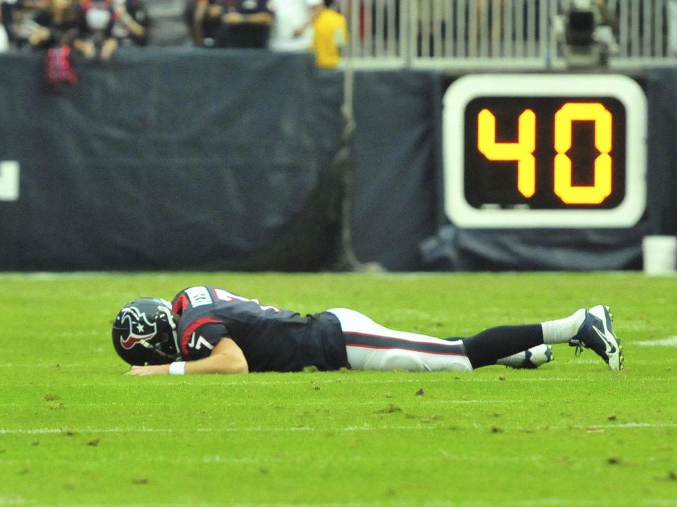 Case Keenum Texans down