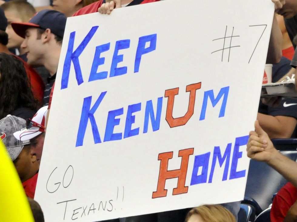 Case Keenum Texans sign