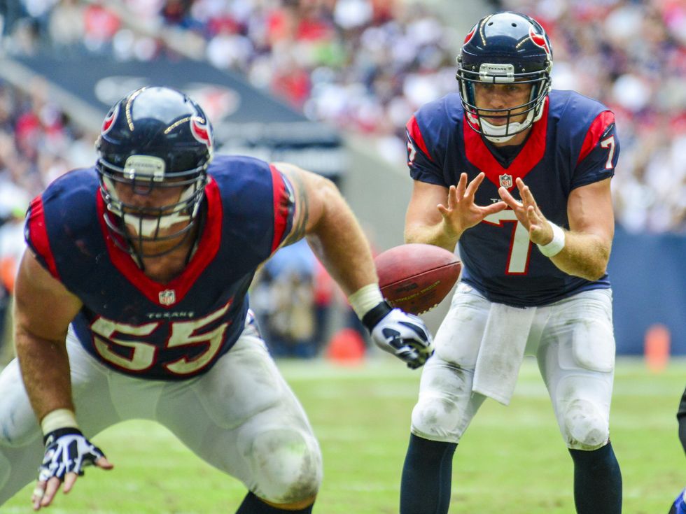 Case Keenum Texans snap